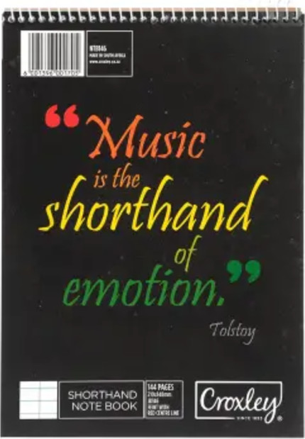 Croxley A5 144 Page Short Hand Notebook