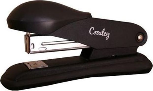 Croxley Half Strip Plastic Stapler- Black