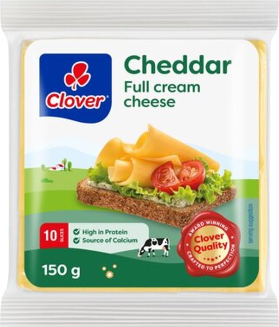 Clover Cheddar Full cream Cheese 150g