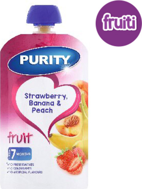 Purity Strawberry Banana & Peach 110ml
