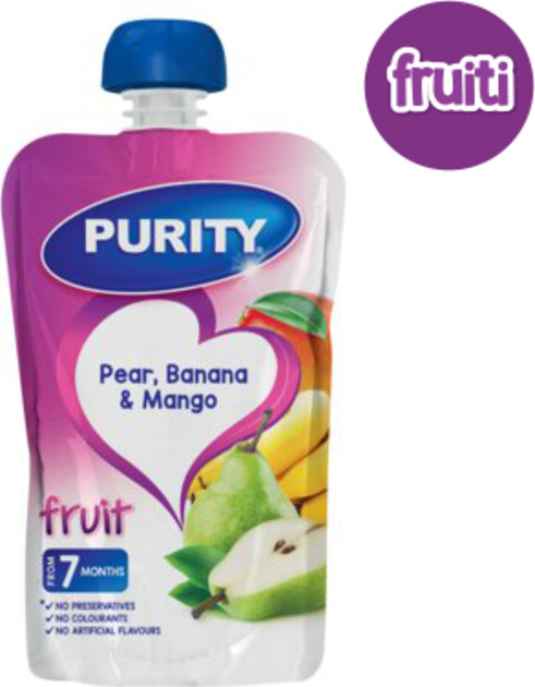 Purity Pear Banana & Mango 110ml 
