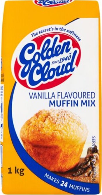 Golden Cloud Mix Vanilla Flavoured Muffin 1kg