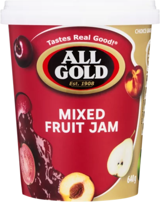 All Gold Jam Mixed Fruit 640g