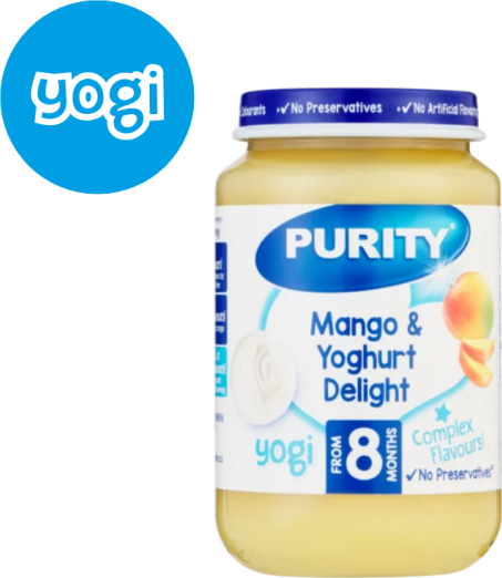 Purity Yoghurt with Mango Pieces 200ml