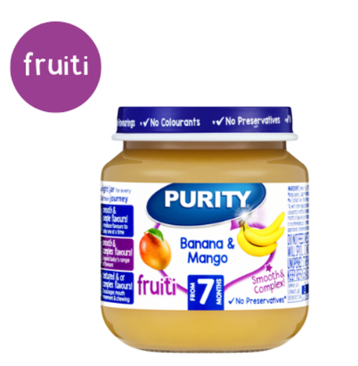 Purity Banana & Mango Delight 125ml