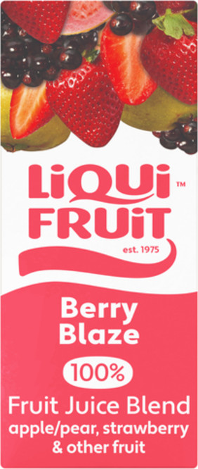 Liqui Fruit Berry Blaze 100% Fruit Juice Blend 200ml