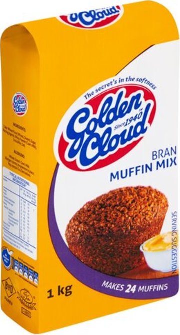 Golden Cloud Bran Muffin Mix 1kg