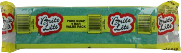 BriteLite Green Laundry Soap Bar 4x500g