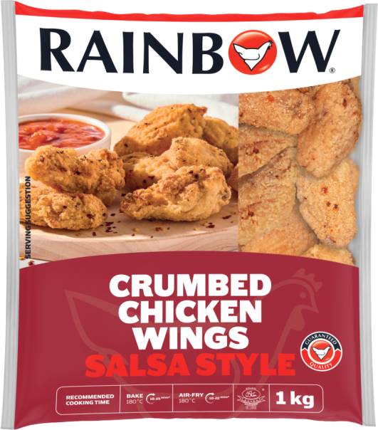 Rainbow Frozen Chicken Wings Salsa 1kg