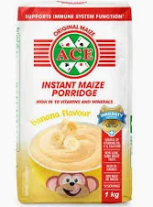 Ace Brands Instant Porridge  Banana 1kg.