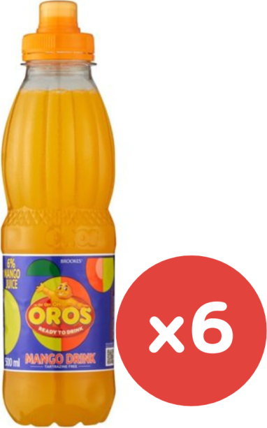 Oros Ready to Drink Mango 500ml x 6 (BB01/02/2026)