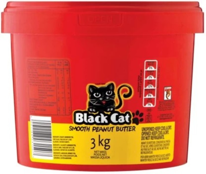 Black Cat Smooth Peanut butter 3kg