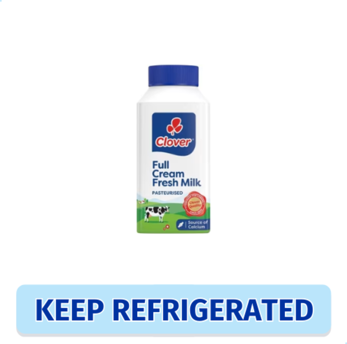 Clover Seal Full Cream Fresh Milk 250ml