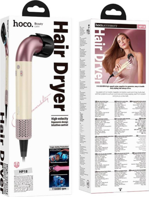 Hoco HP18 High Velocity Hair Dryer Dawn Powder 