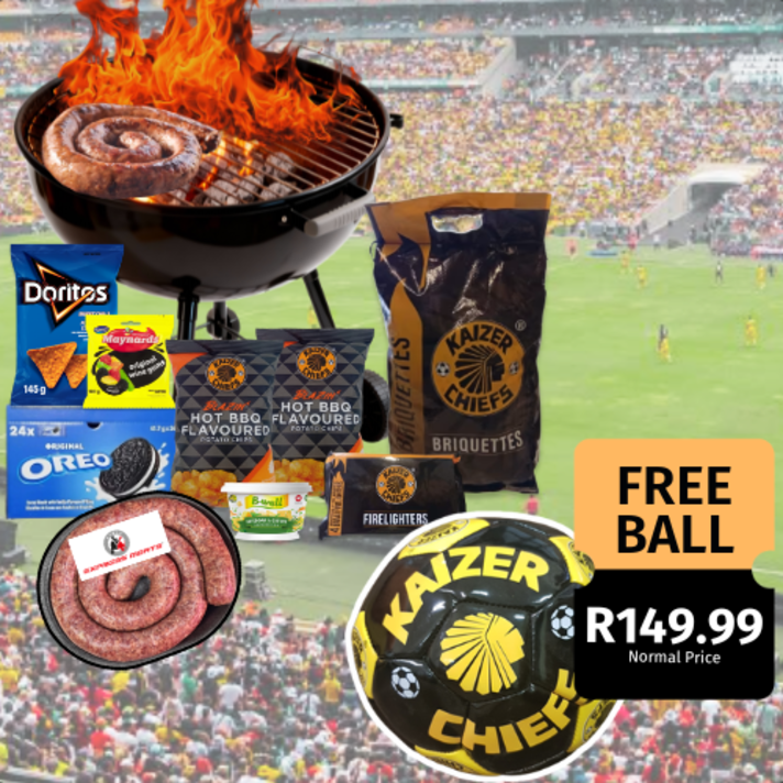Amakhosi Wors Feast 🔥 FREE Kaizer Chiefs Soccer Ball