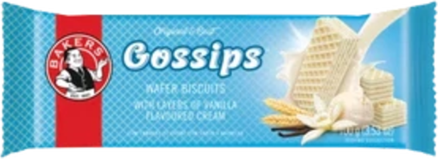 Bakers Gossips Vanilla Wafer 100g (BB16/01/2026)	