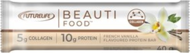 Futurelife Beauti Food French Vanilla Flavoured Protein Bar 40g (Best Before March 2026)