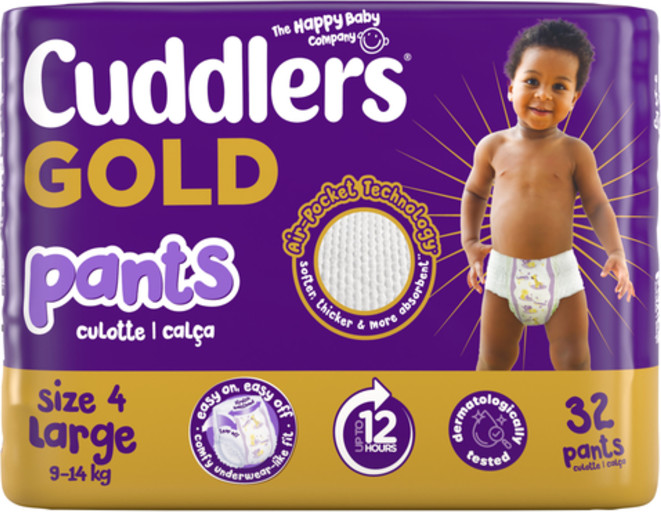 Cuddlers  Gold Pants Size 4 32's