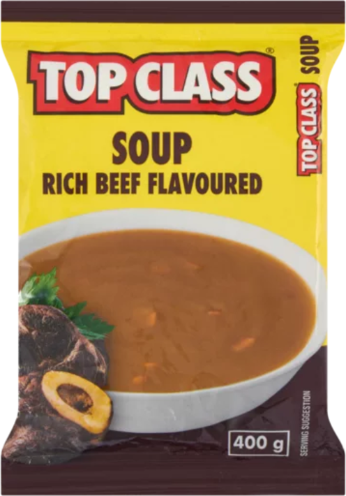 Top Class Rich Beef Flavoured Soup 400g