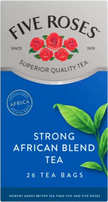 Five Roses Strong African Blend Teabags 26's