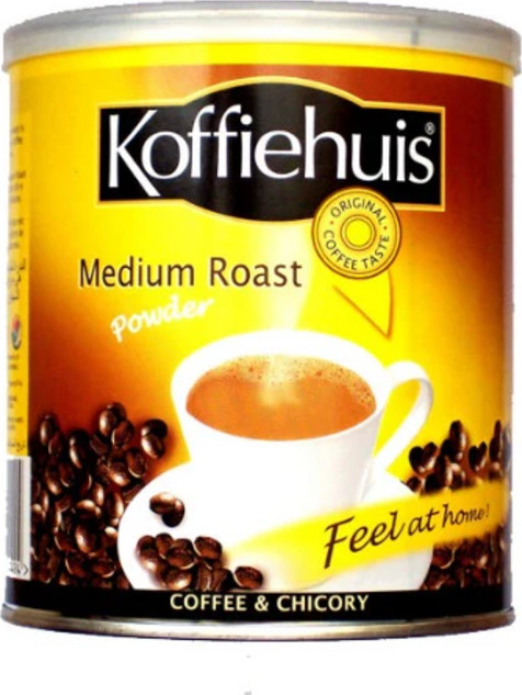 Koffiehuis Medium Roast Coffee & Chicory Powder Can 250g