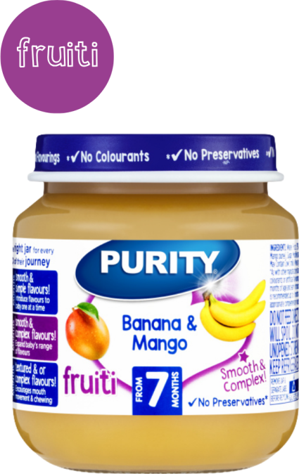 Purity Banana & Mango Delight 125ml
