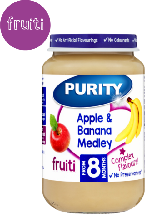 Purity Apple & Banana Medley 200ml