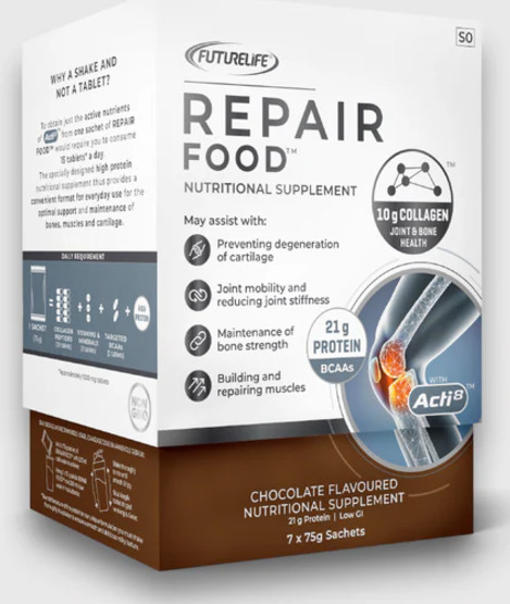 Future Life Repair Food Nutritional Supplement Chocolate Shake 75g Sachet