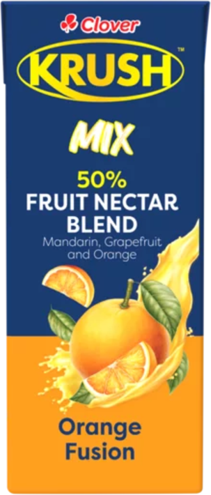 Clover Krush Mix Orange Fruit Juice Blend 200ml