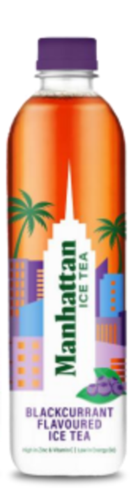 Clover Manhattan Black Ice Tea 500ml Blackcurrant