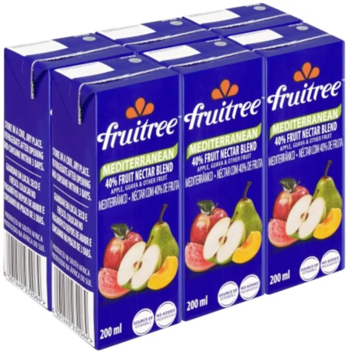 Fruitree Ready To Drink 200ml Mediterranean 