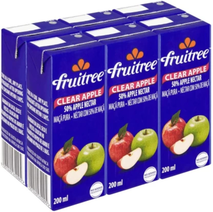 Fruitree Ready To Drink 200ml Clear Apple