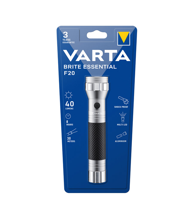 Varta Brite Essentials Light F20 2C Bli 1
