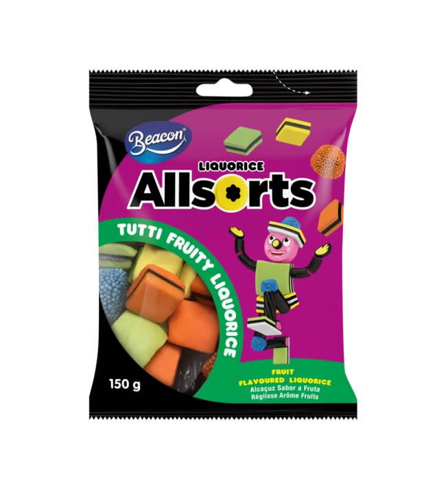 Beacon Tutti Frutti Liquorice Allsorts 150g
