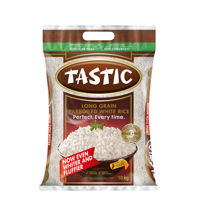 Tastic Long Grain Parboiled White Rice 10kg