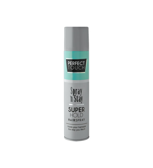Perfect Touch Spray 'N Stay Super Hold Hairspray 250ml
