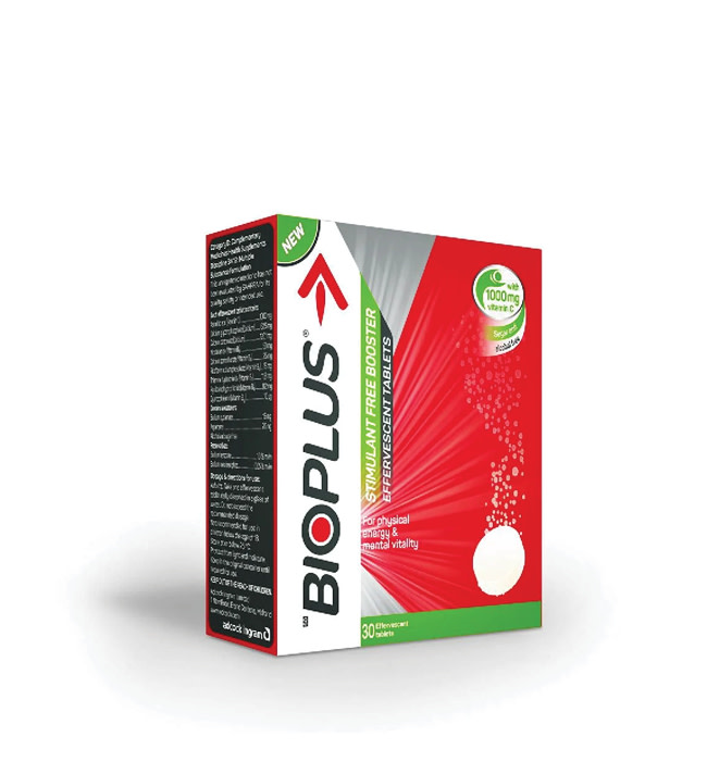 Bioplus Effervescent Stimulant Free 30