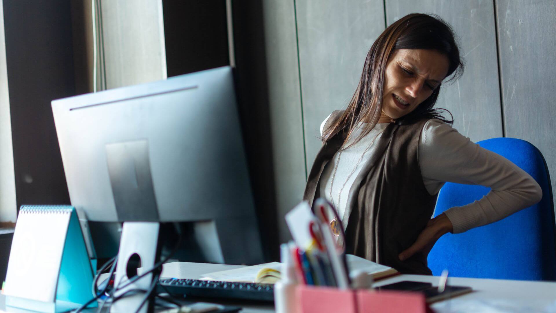 Sitting posture and back pain