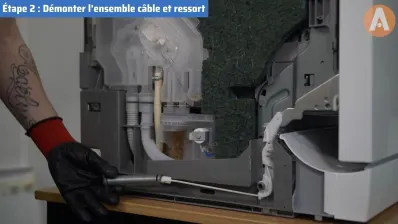 Comment changer les câbles et ressort de porte sur un lave vaisselle Bosch ?
