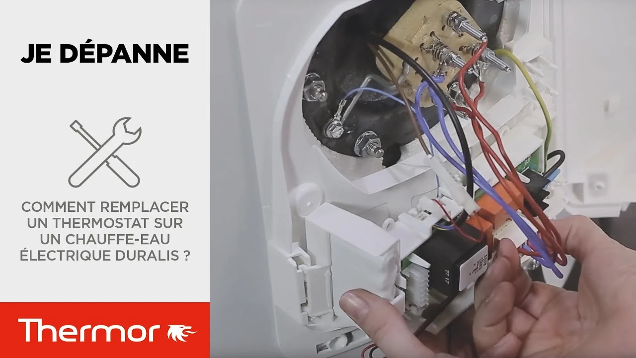 Comment remplacer un thermostat sur un chauffe-eau électrique Duralis ?