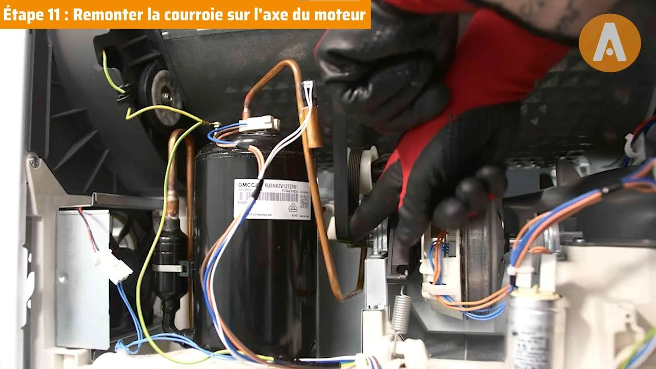 Comment changer la courroie d'un sèche-linge ?