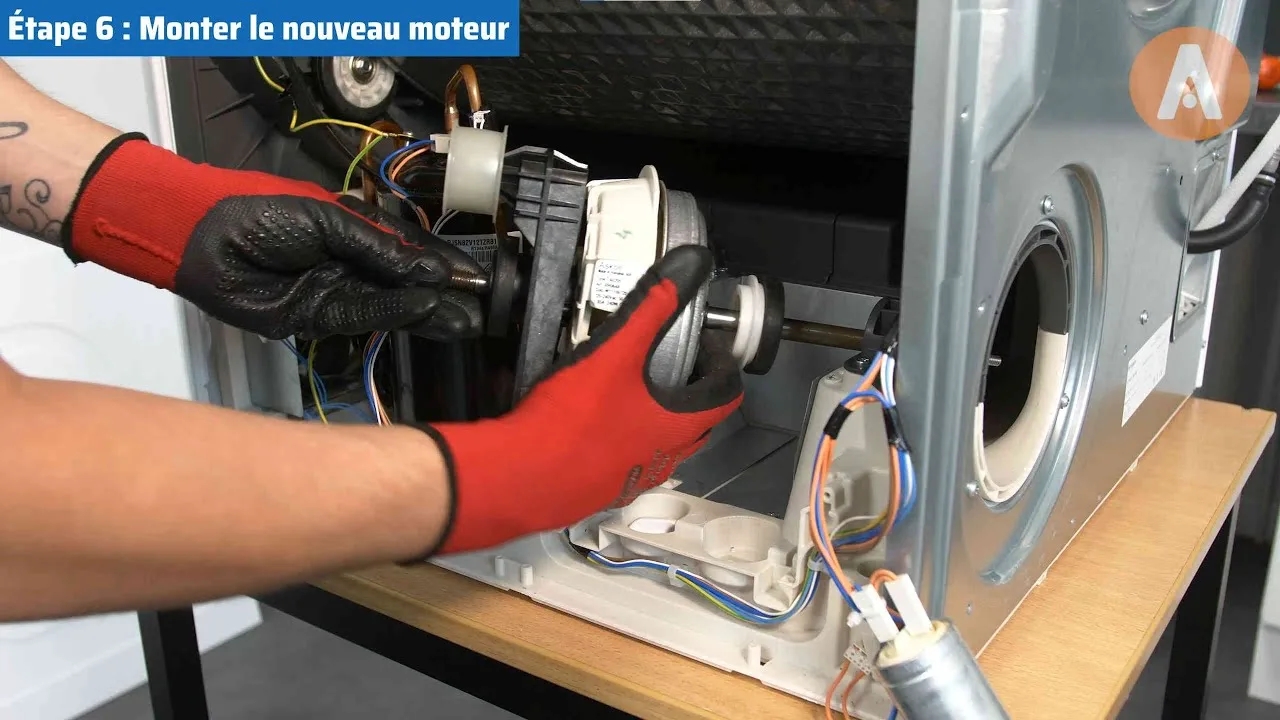 Comment changer le moteur et le ventilateur d'un sèche-linge ?