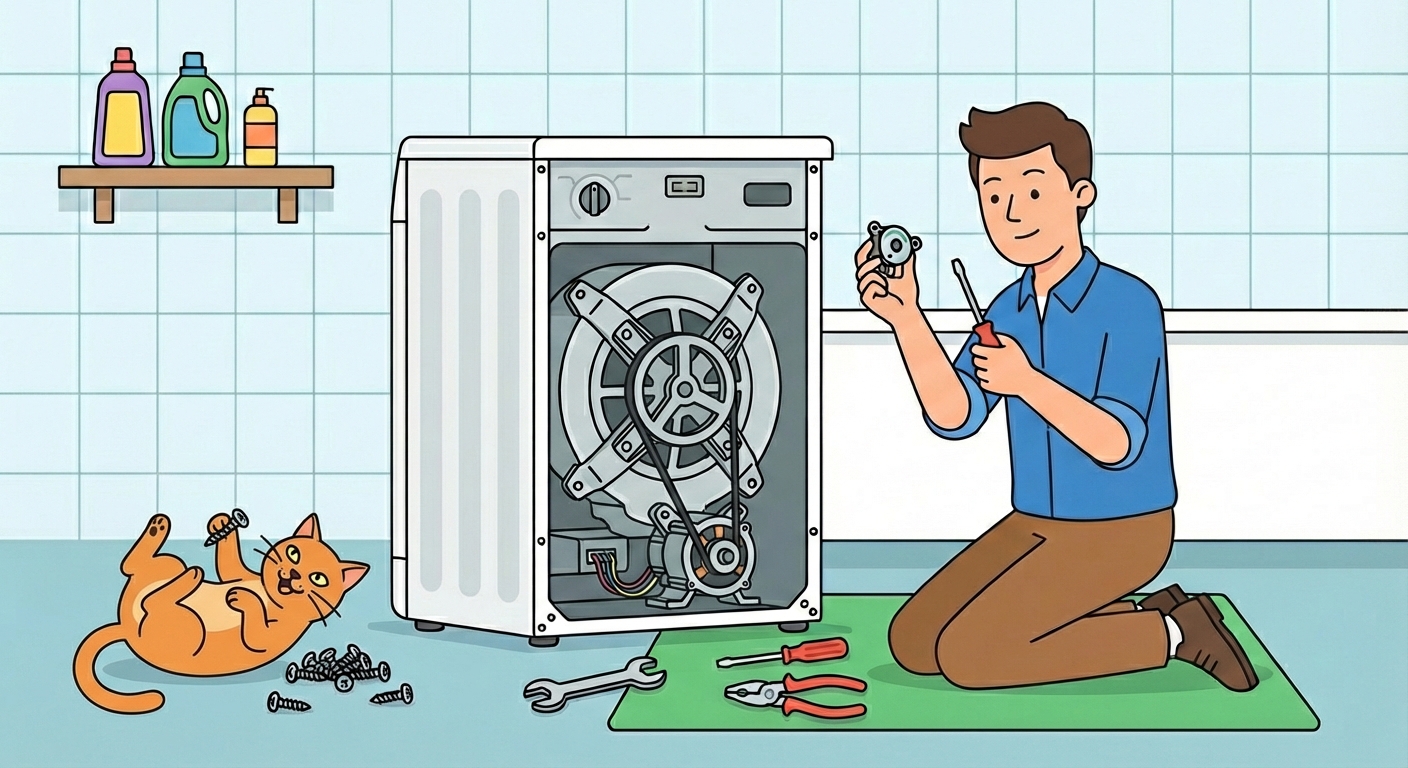 Comment changer le tachymètre de votre lave-linge ?
