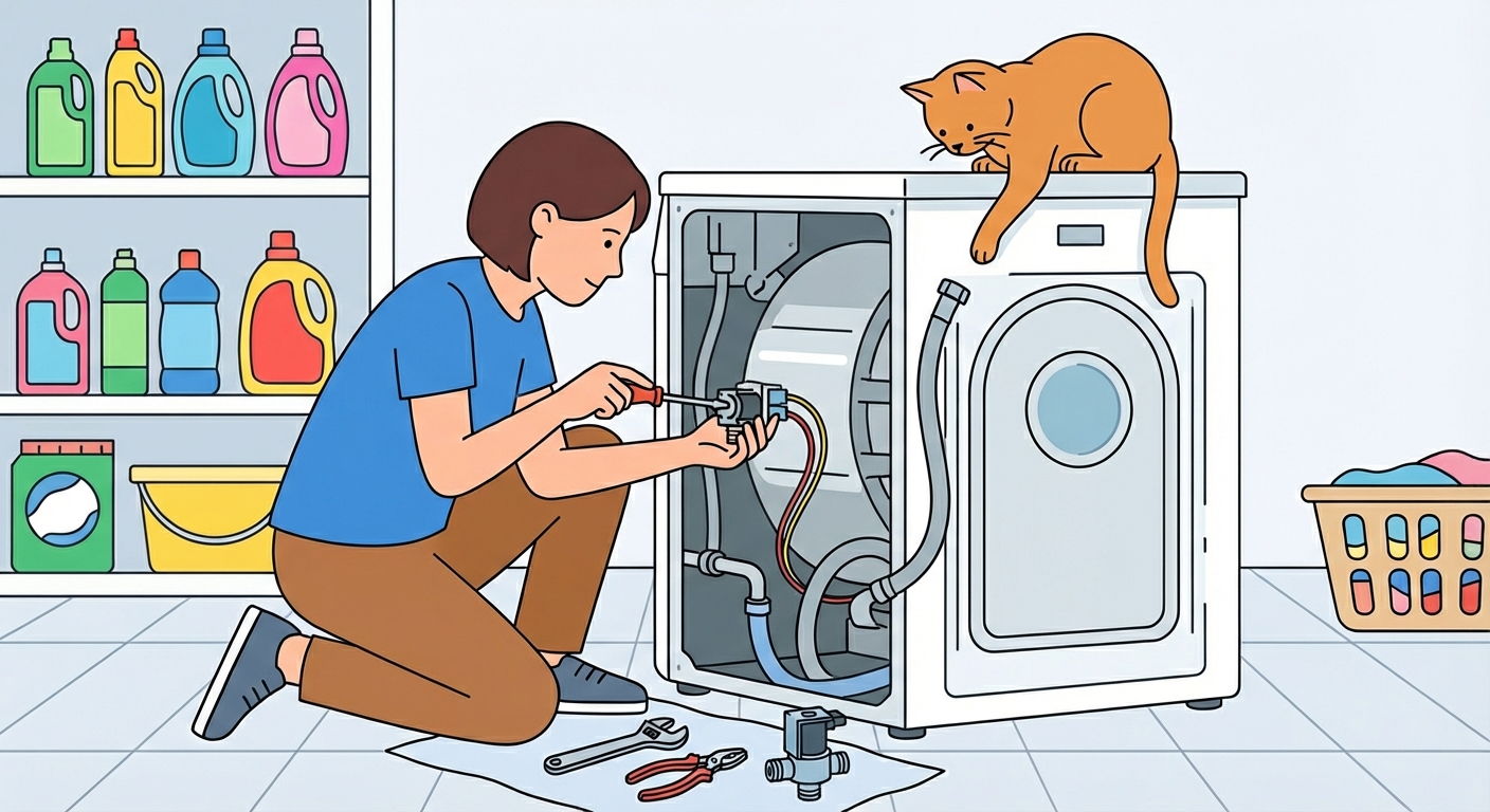 Comment changer l’électrovanne de votre lave-linge ?