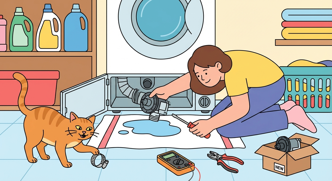 Comment changer la pompe de vidange d’un lave-linge ?