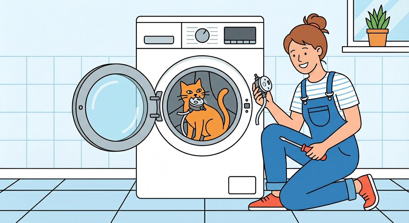 Comment changer le pressostat de votre lave-linge, étape par étape