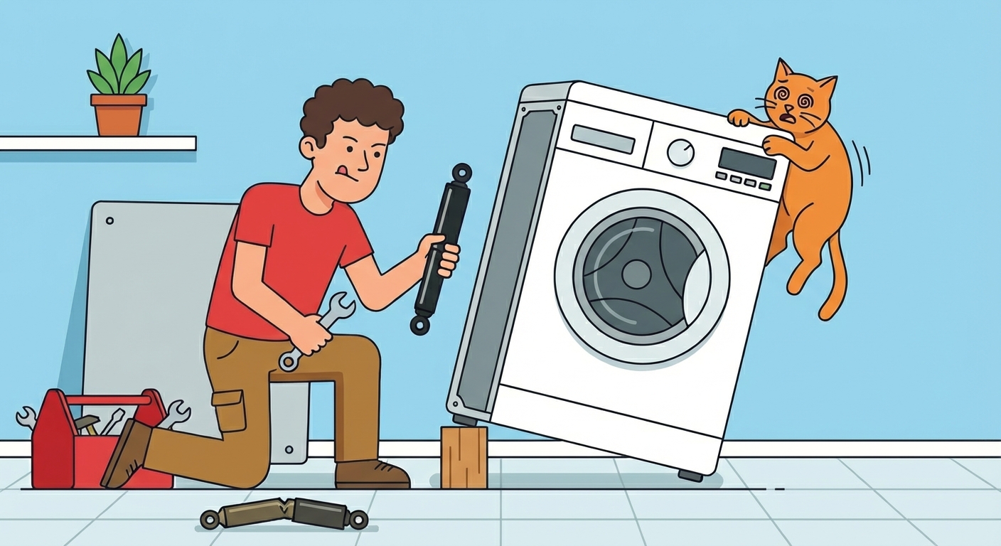 Comment changer les amortisseurs de lave-linge : stopper bruits et vibrations