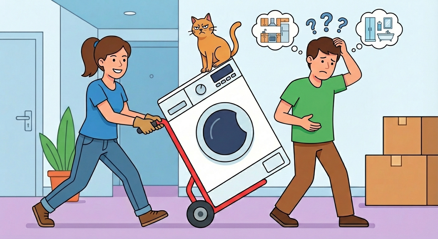 Comment transporter un lave-linge sans l’abîmer ?