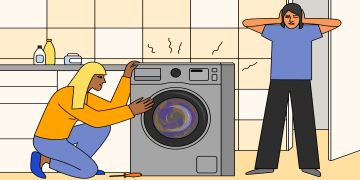 Pourquoi ma machine à laver fait du bruit ?