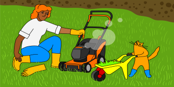 Pourquoi le moteur de ma tondeuse à gazon est bloqué ?